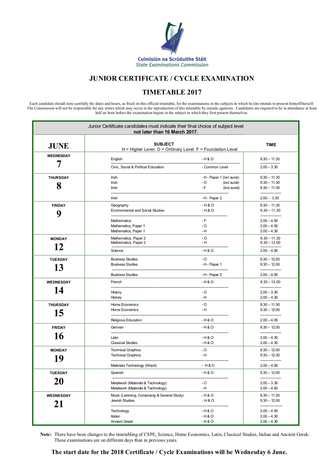 junior-and-leaving-certificate-timetables-sjcc