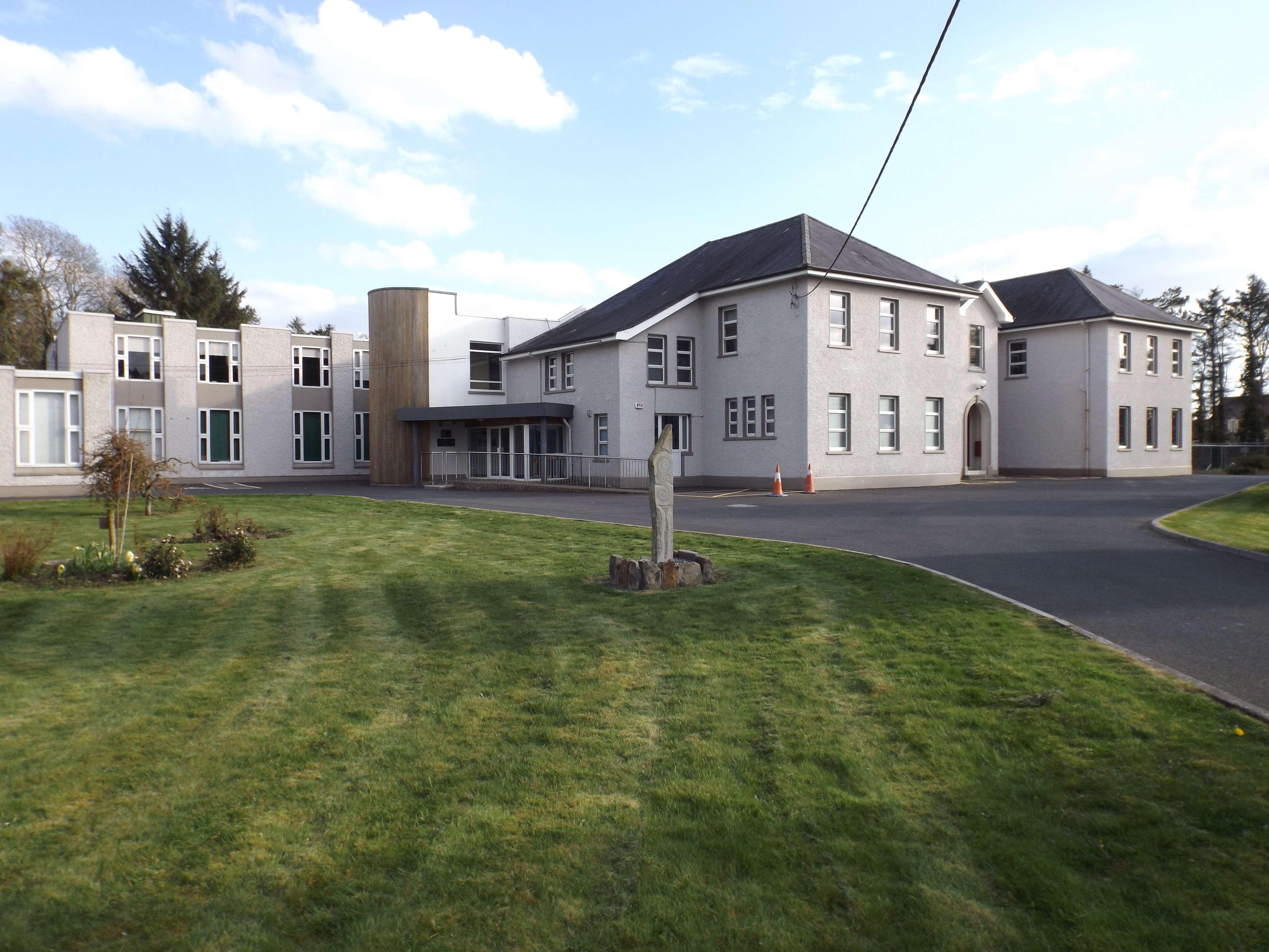 school building front