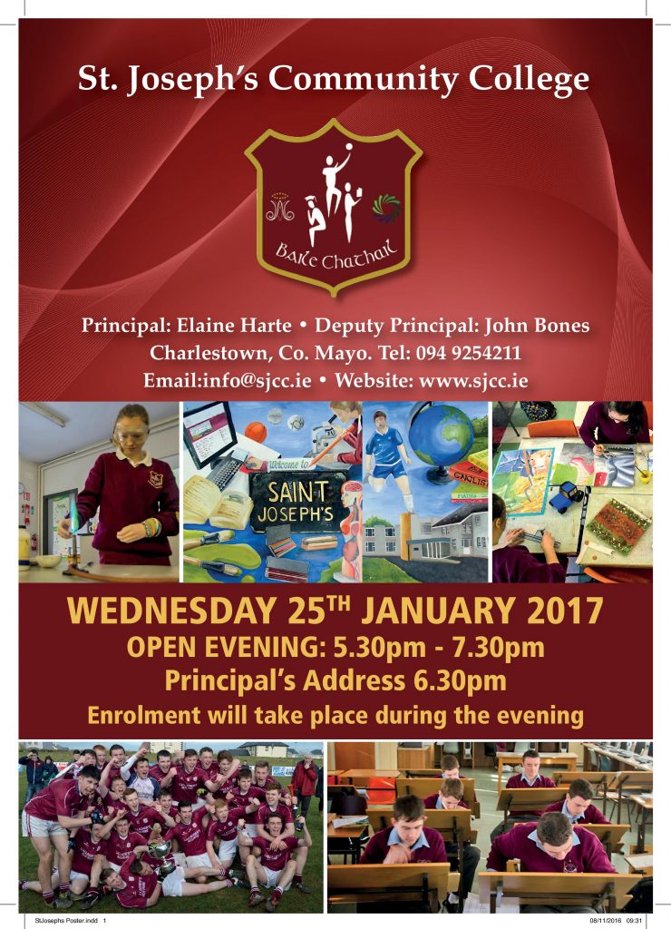 Open evening poster 2016